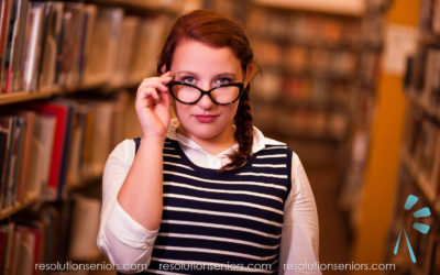 Delanie – library books session!