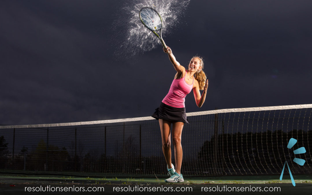 Erika – Water Tennis Model Shoot!