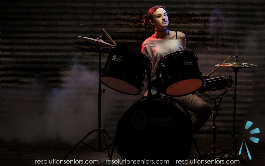 Cassie – Rocker Drum Model Shoot!