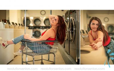 Chloe – Laundry Mat Model Shoot